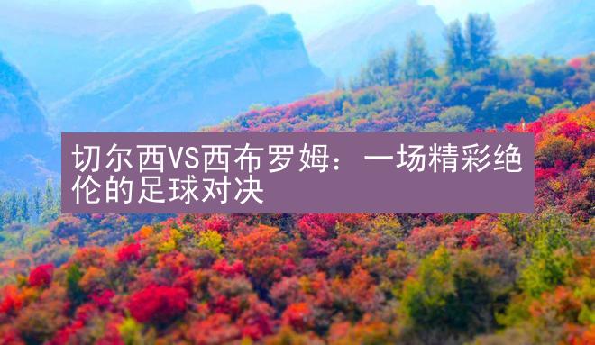 切尔西VS西布罗姆：一场精彩绝伦的足球对决