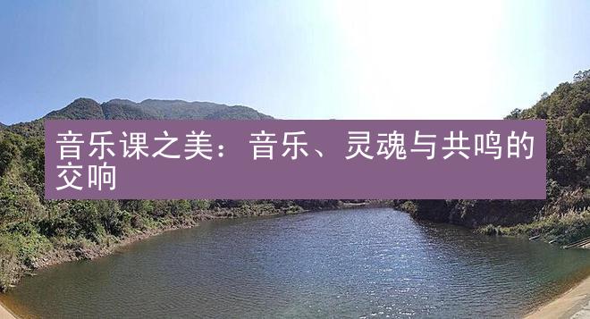 音乐课之美：音乐、灵魂与共鸣的交响